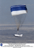 The X-38 Second Prototype Glides to a Landing over the Lakebed at the End of Its Fifth Flight at Edwards Air Force Base