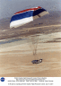 X-38 sails to a landing at NASA Dryden Flight Research Center July 10, 2001