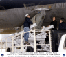 Close-up of Wing Fit Check of Pylon to Carry the X-38 on B-52 Launch Aircraft